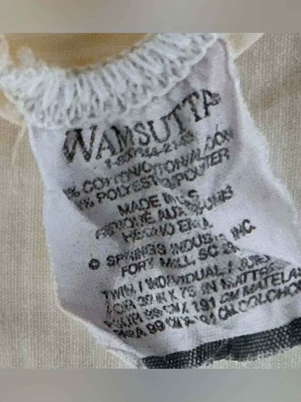 2 Sets of Vintage Wamsutta Bedsheets